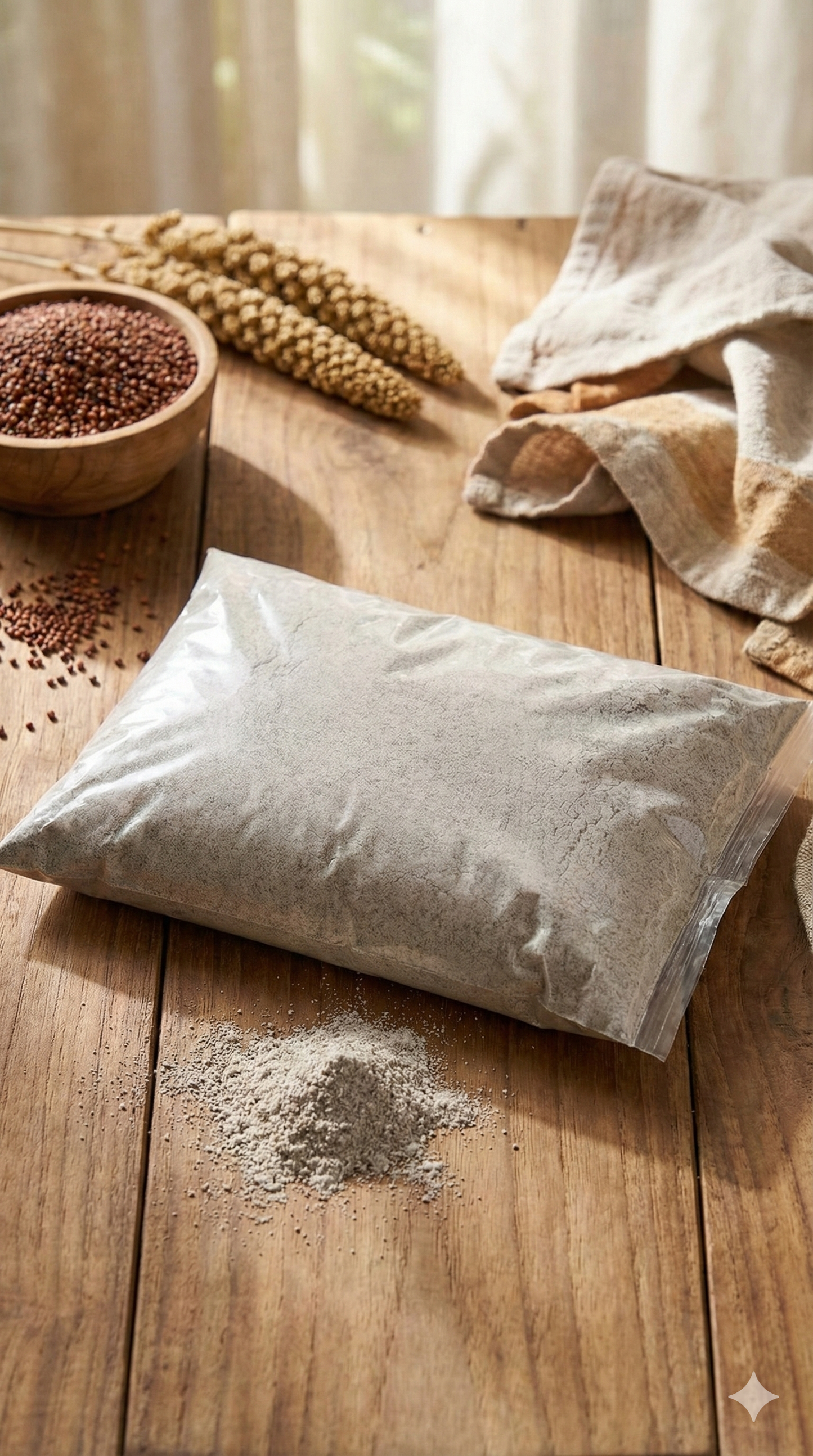 Himalayan Ragi Atta (Finger Millet Flour 1kg)