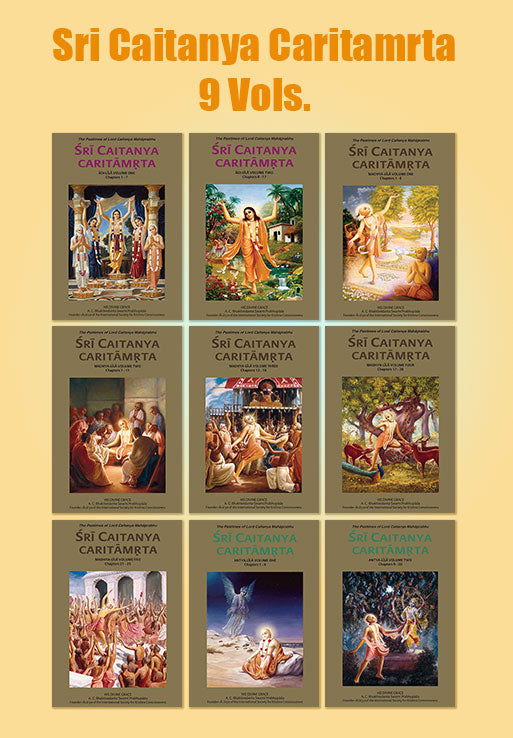 Sri Caitanya Caritamrta 9 Volume Set - BBT Edition cover