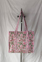 Rosewood Floral Handmade Quilted Tote Bag